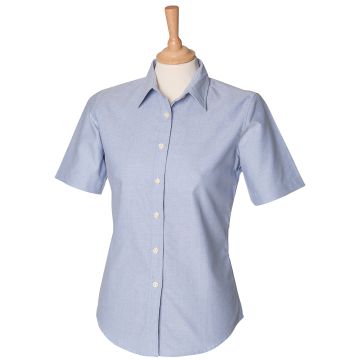 Women's short sleeve classic Oxford shirt