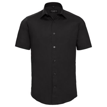 Short sleeve easycare fitted shirt