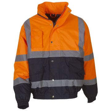 Hi-vis two-tone bomber jacket (HVP218)