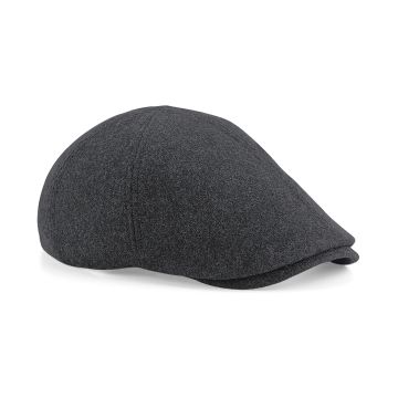 Melton wool ivy cap - Charcoal Marl - One size