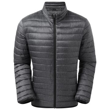 Melange padded jacket