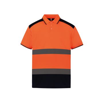 Hi-vis two-tone polo shirt (HVJ220)