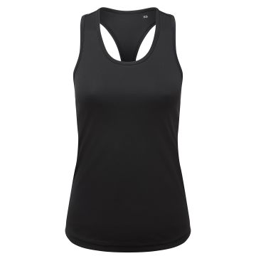 Womens TriDri recycled performance slim racerback vest