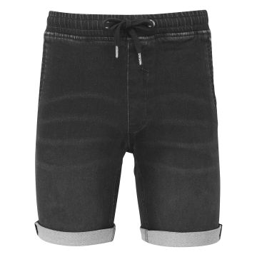 Mens denim drawstring shorts