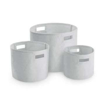 Canvas storage tubs