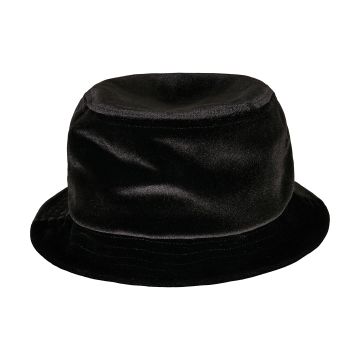 Velvet bucket hat (5003VB) - Black - One size