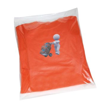 Clear polythene bags - non stick seal